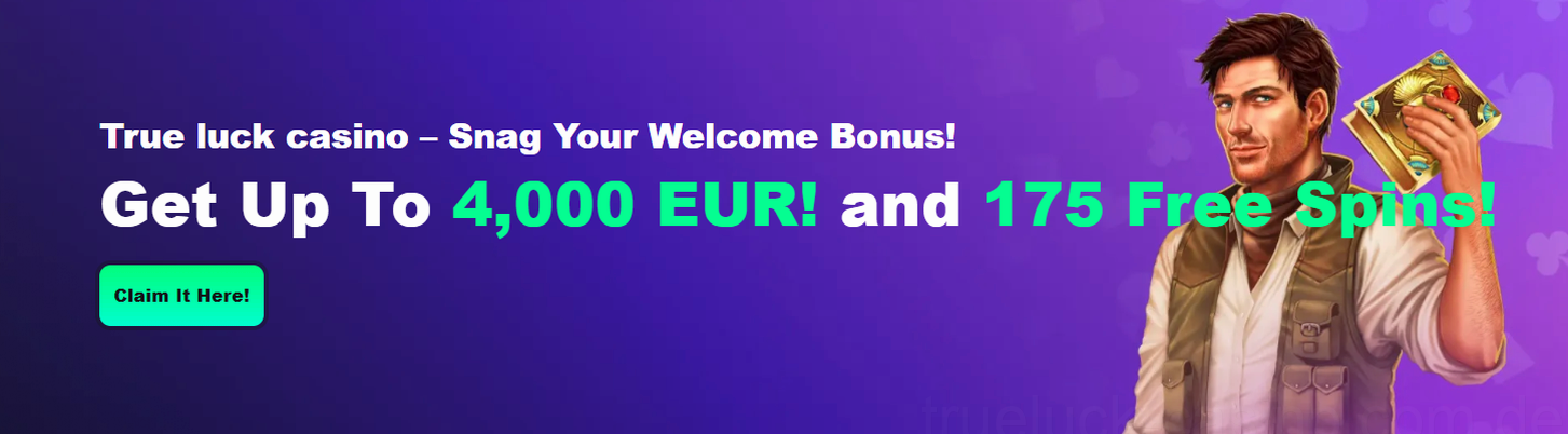 TrueLuck Casino Willkommen